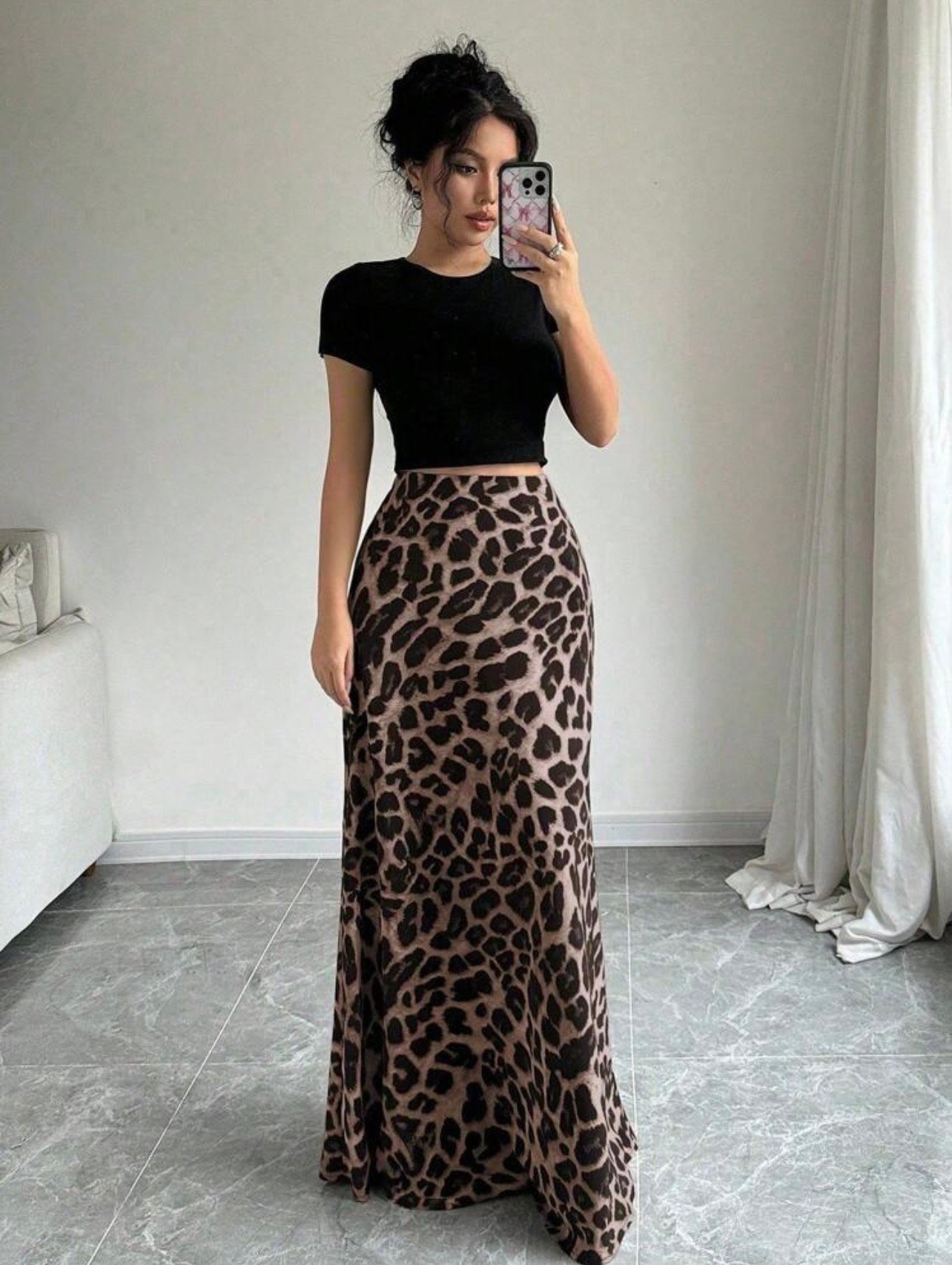 Glamour Leopard skirt