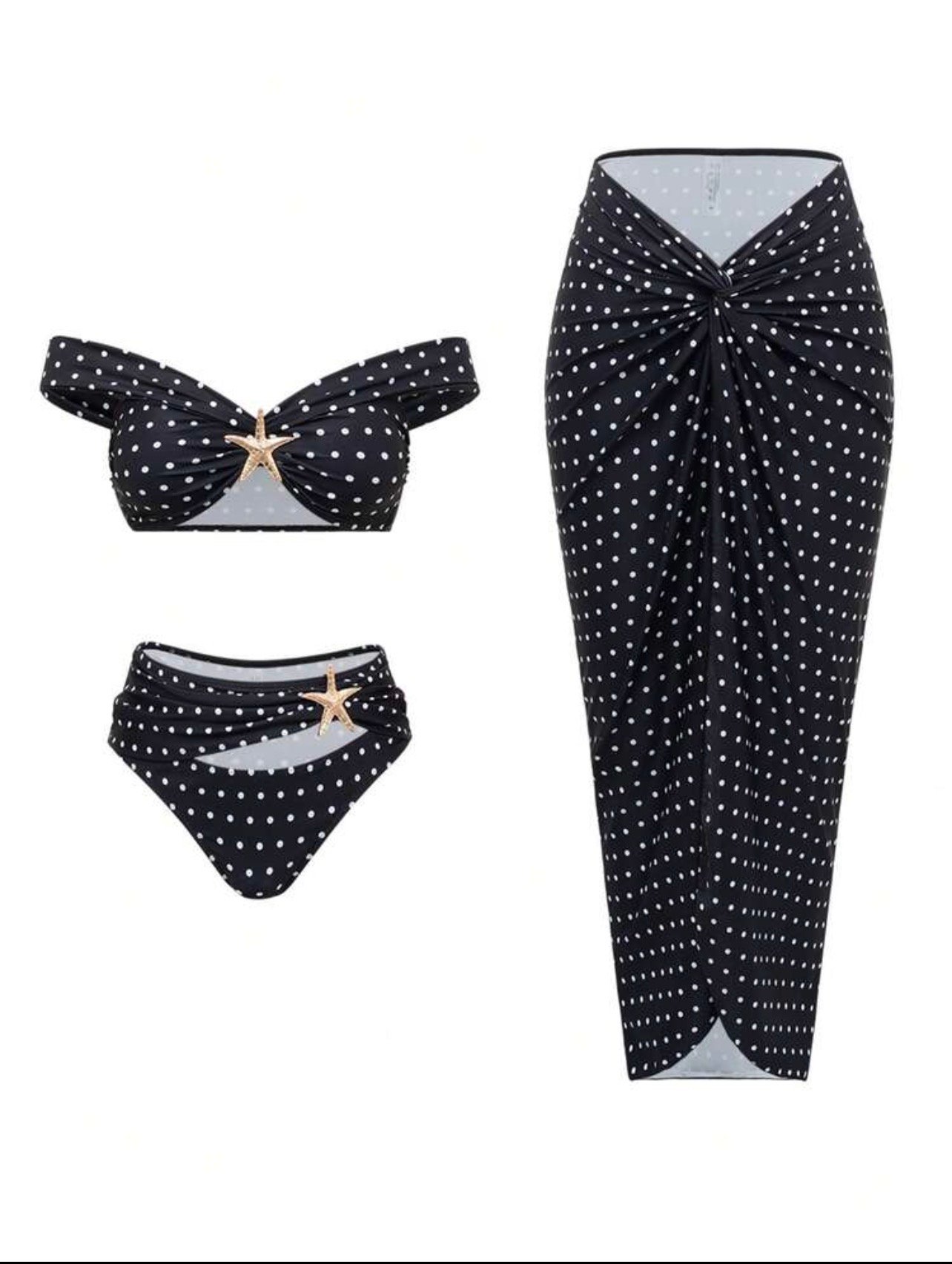 Polka star bikini