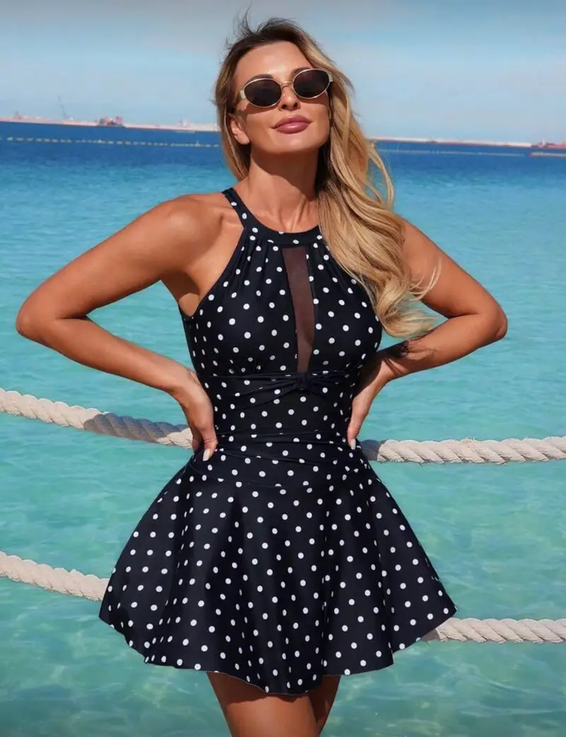 Polka swimsuit