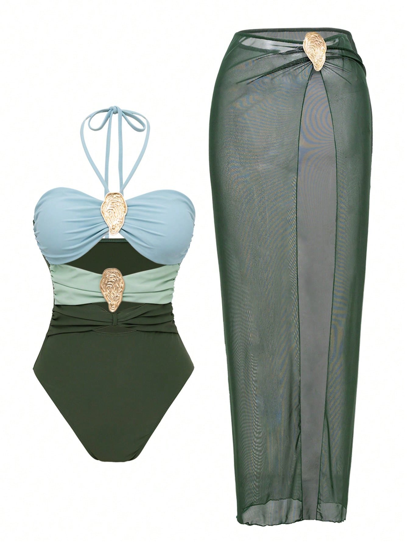 Shayni elegant swimsuit