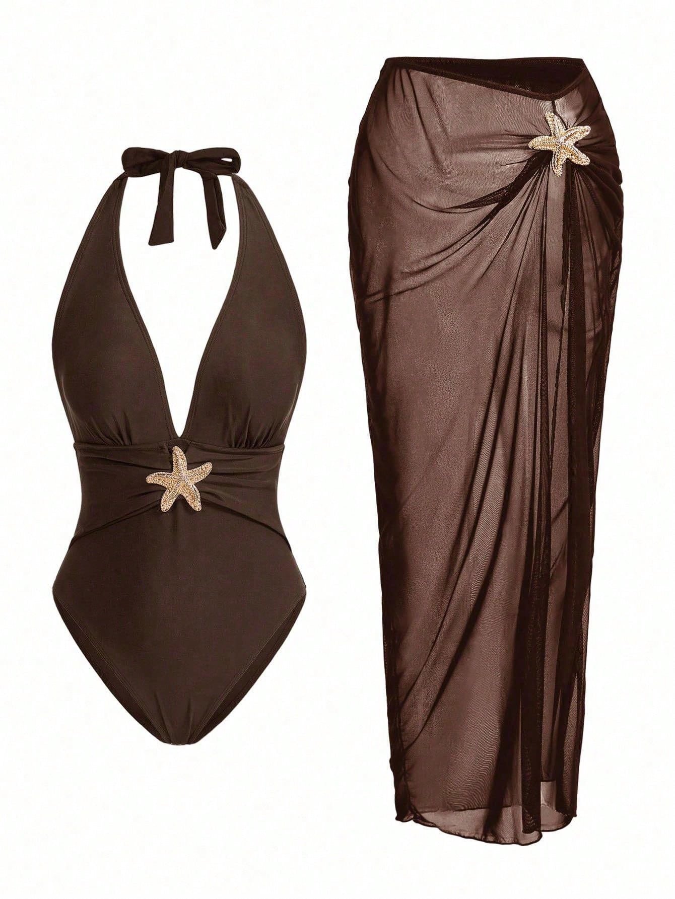 Coffe brown swimsuit