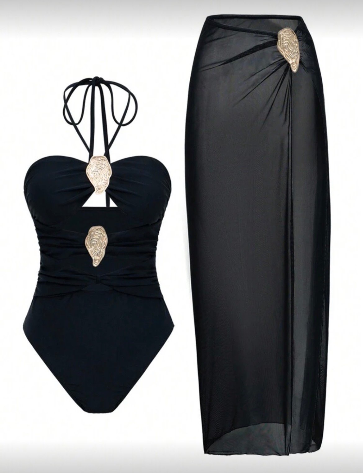Black elegant swimsuit