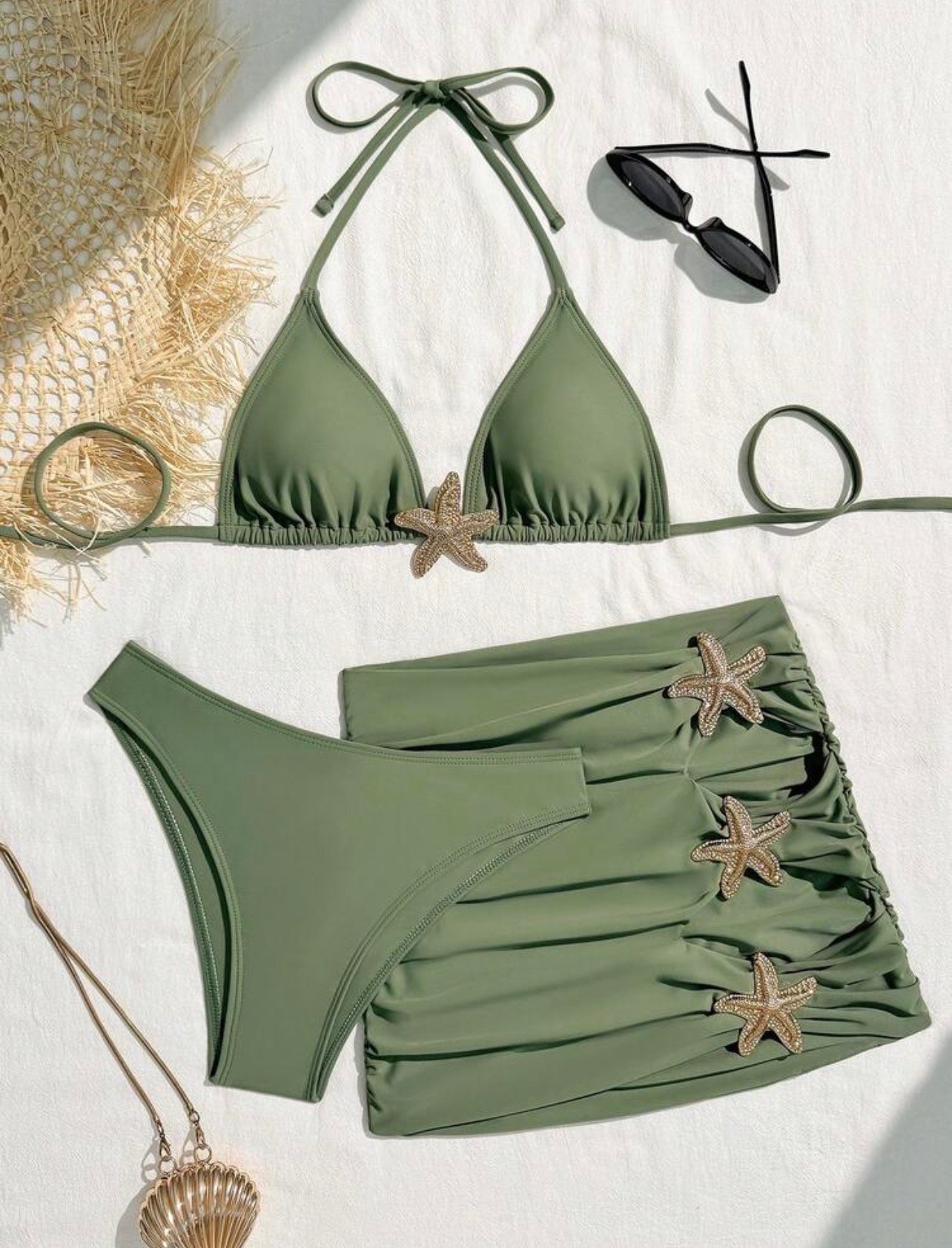 Olive bikini set