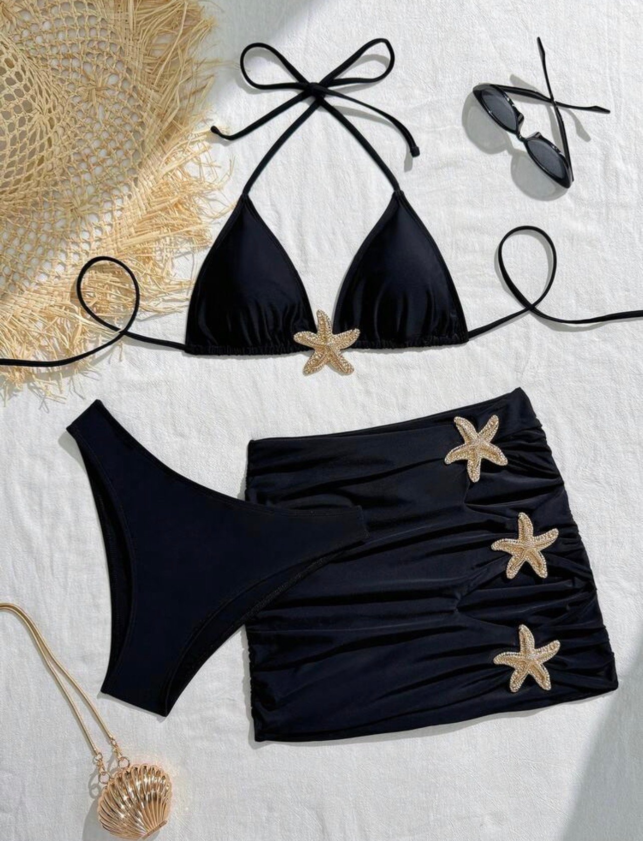 Black bikini set