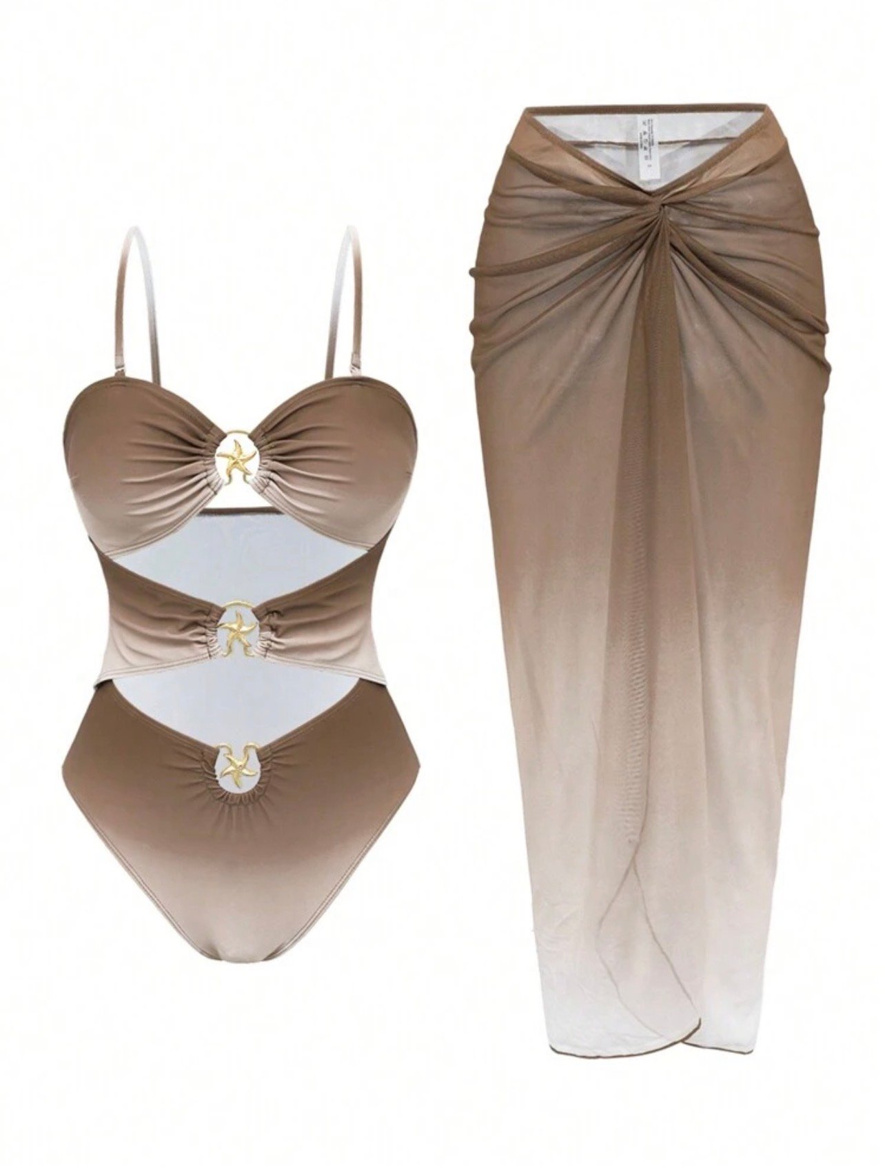 Sunset mocha swimsuit