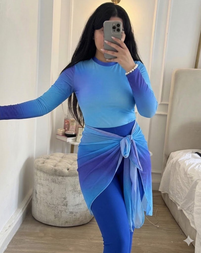 Blue shayni burkini