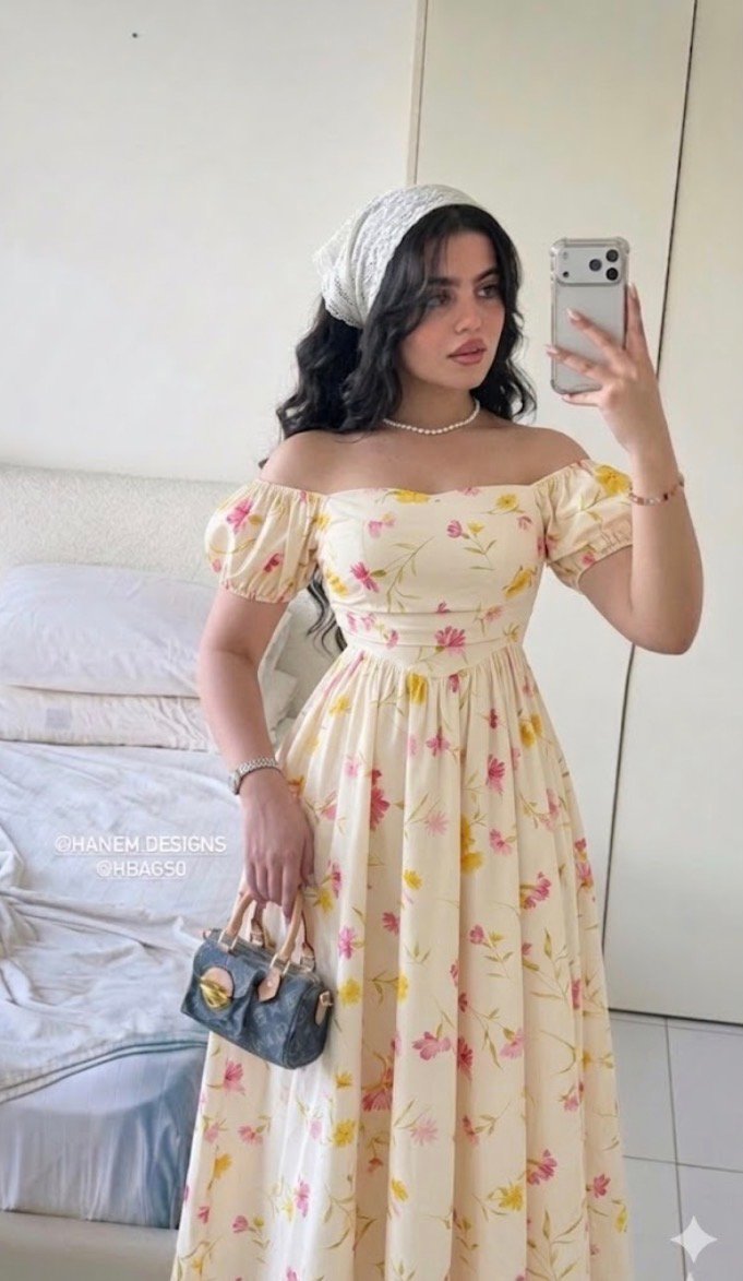 Floral vintage dress