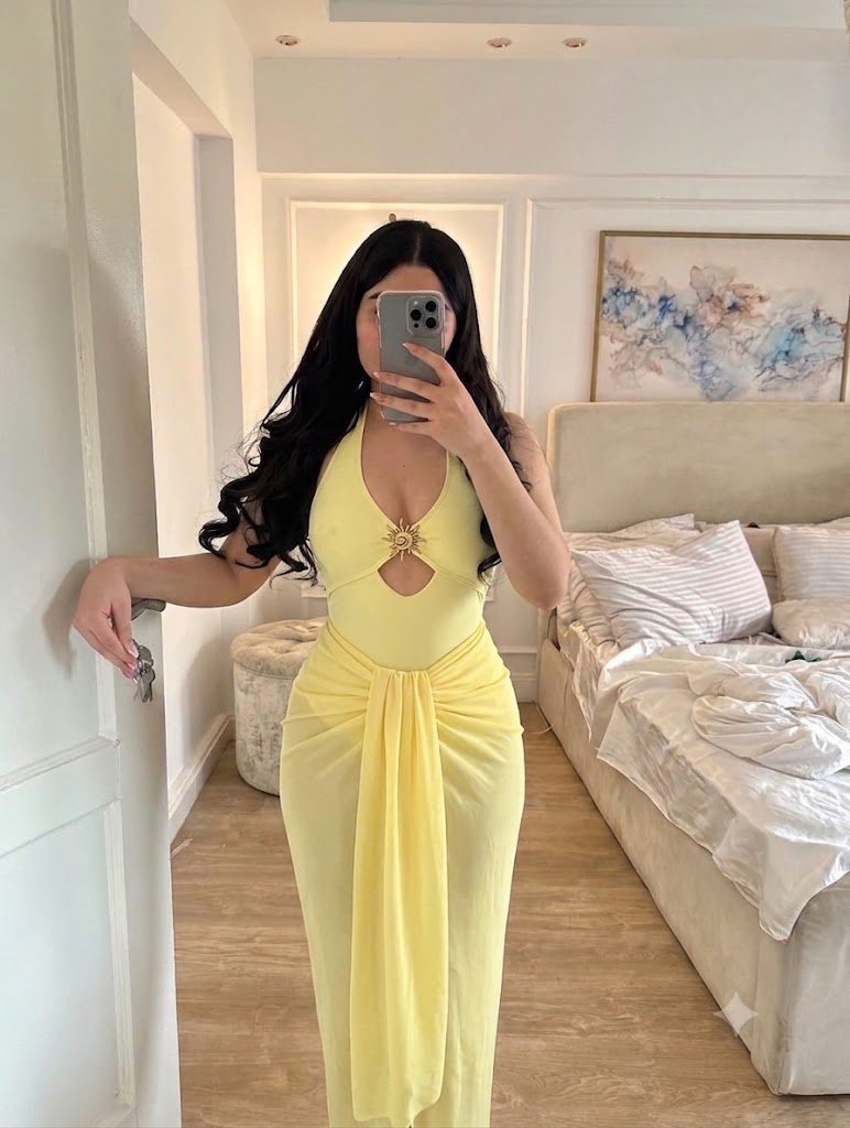 Pearl yellow swimsuit