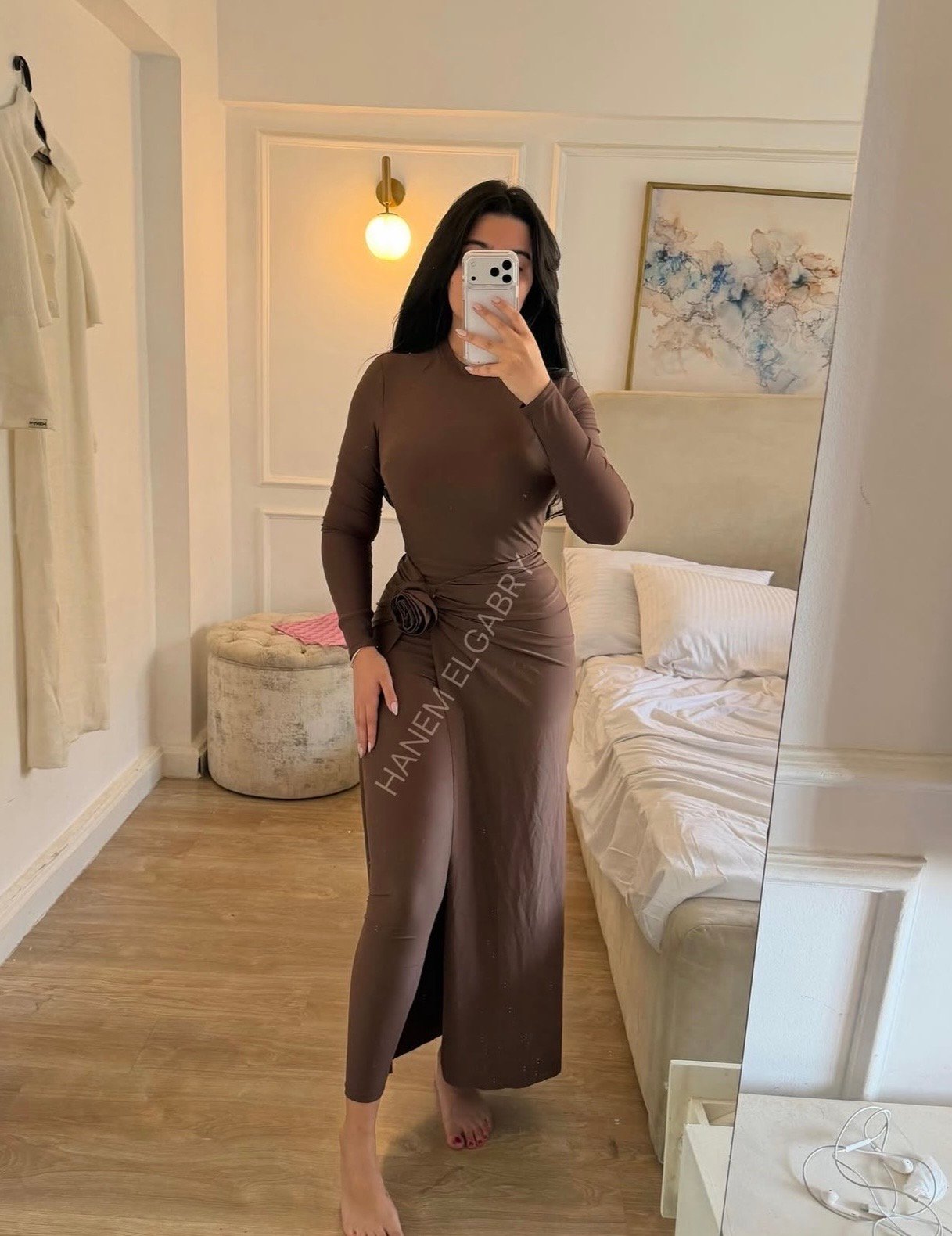 Brown elegant burkini