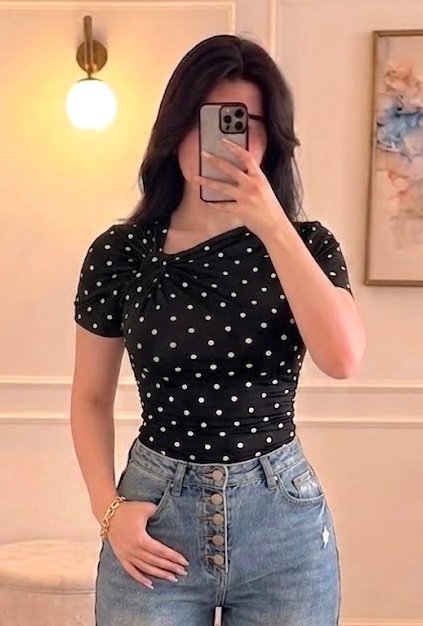 Siren polka shirt