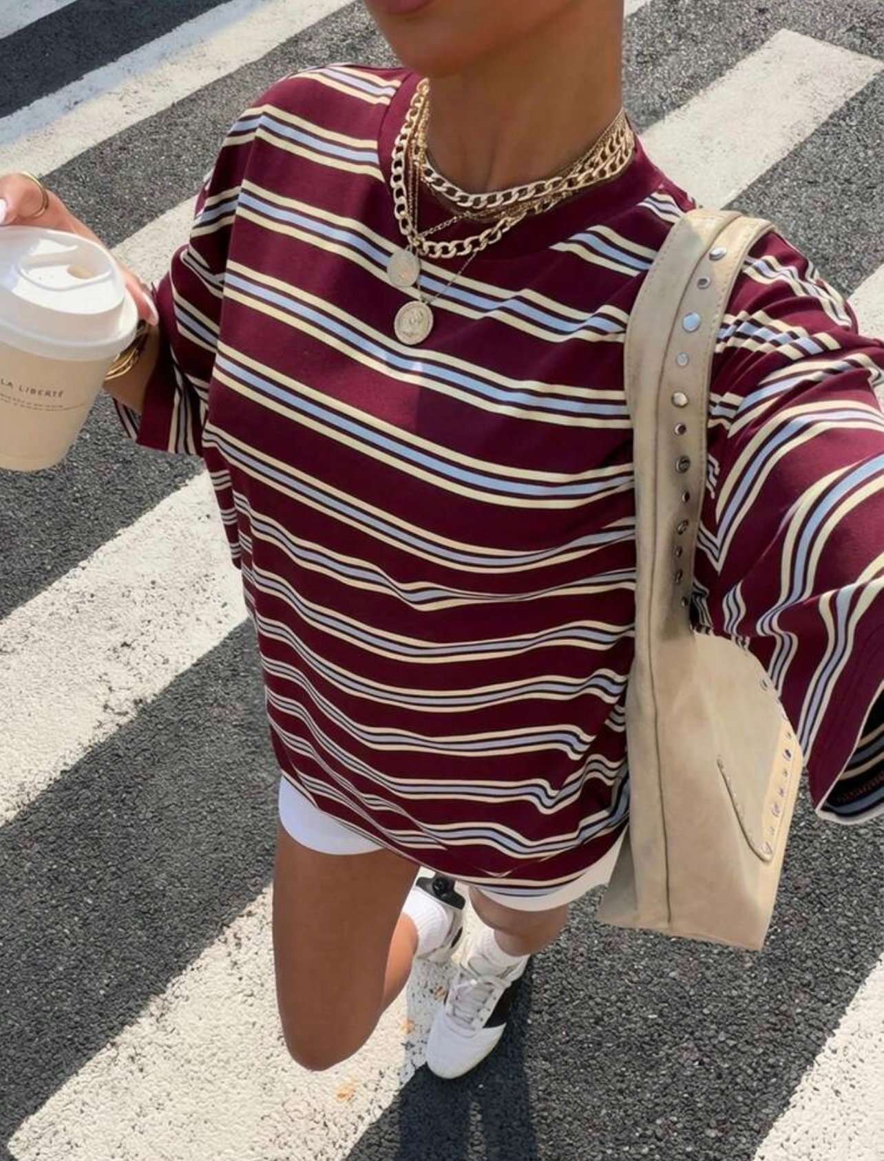 Muchica burgundy shirt