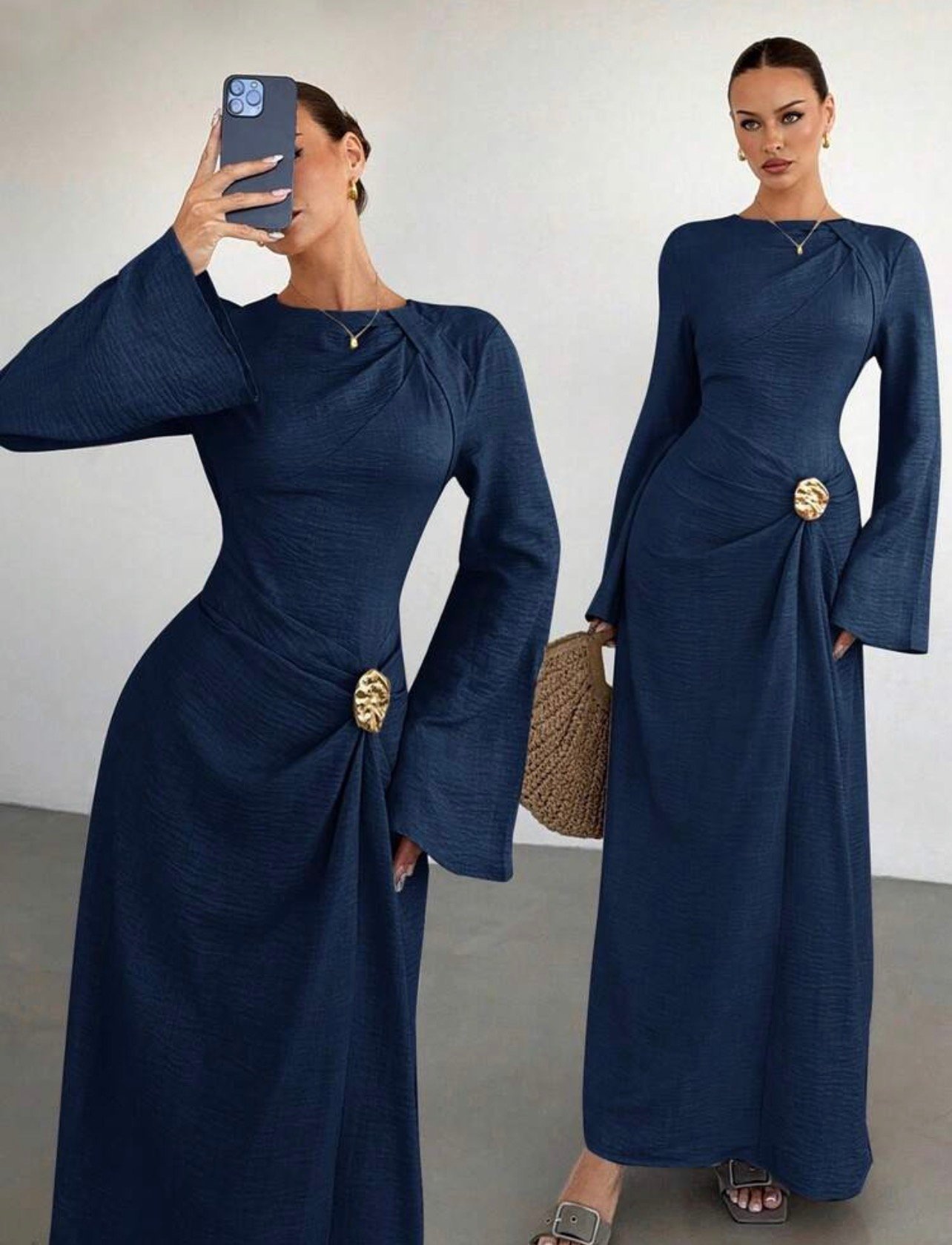 Navy blue dress