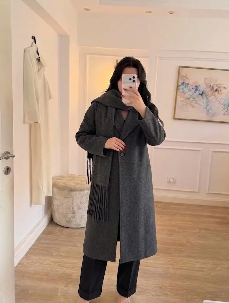 SCARF LONG COAT