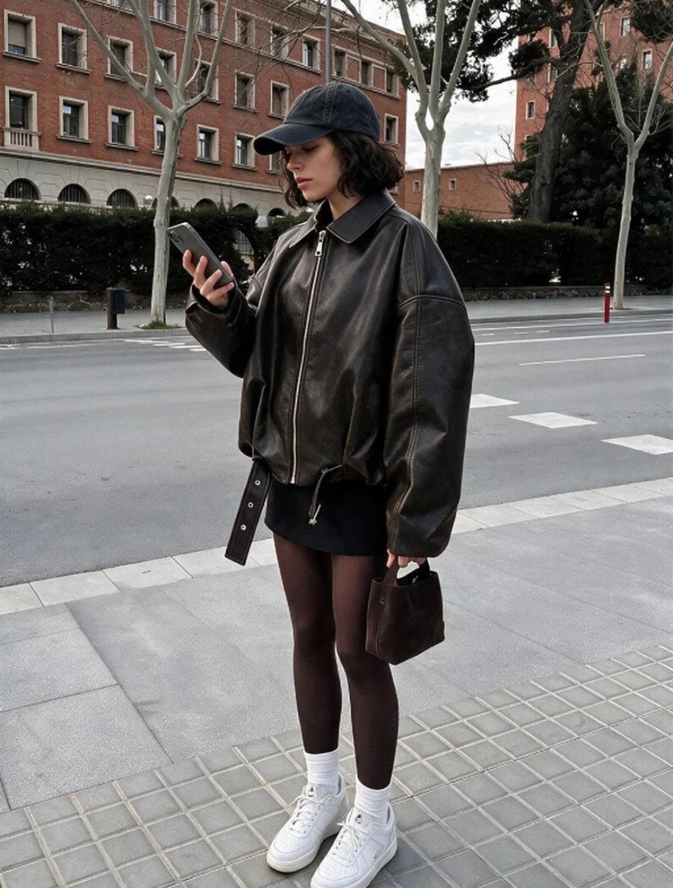 Leather jacket