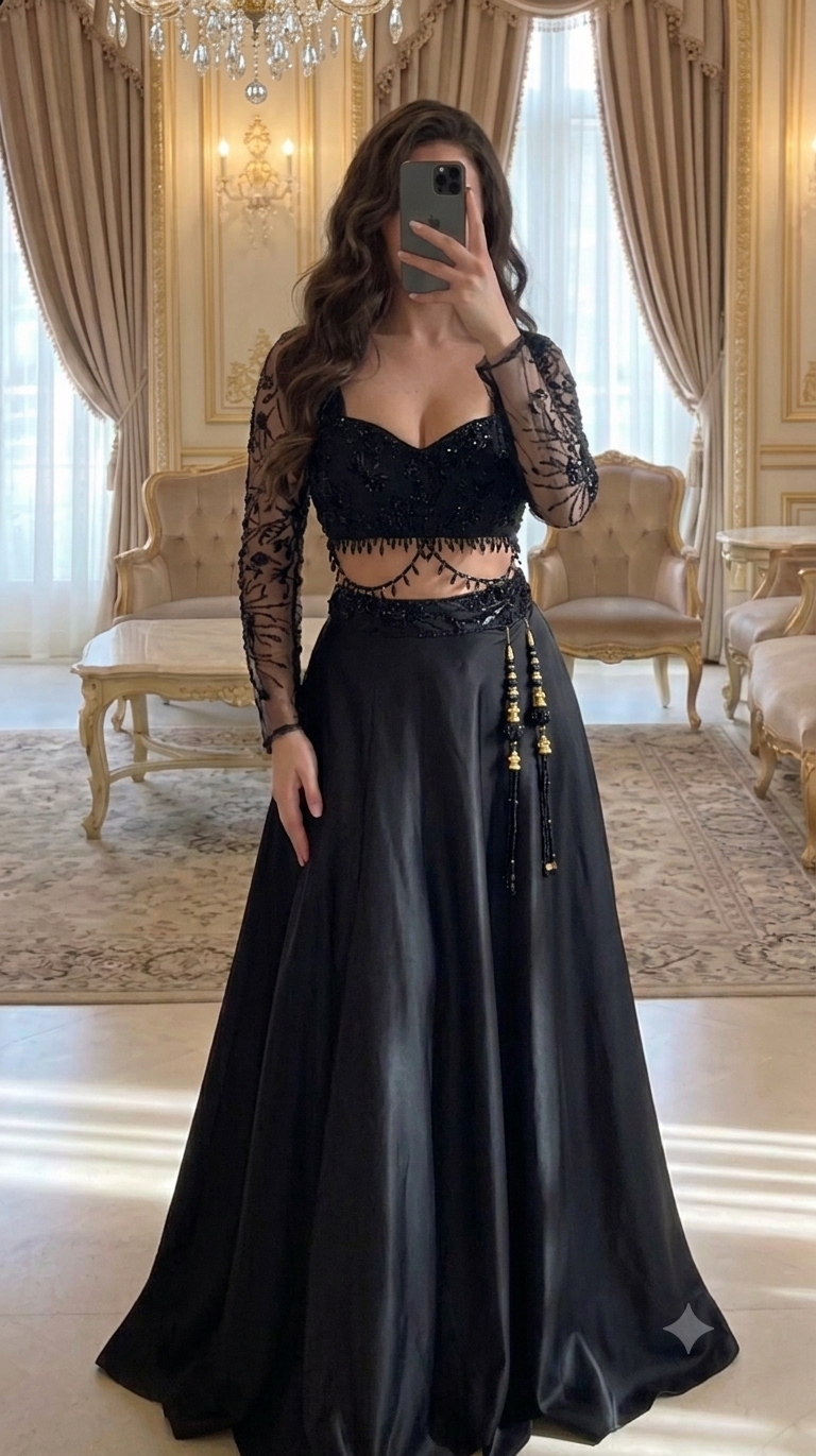 Black Indian dress