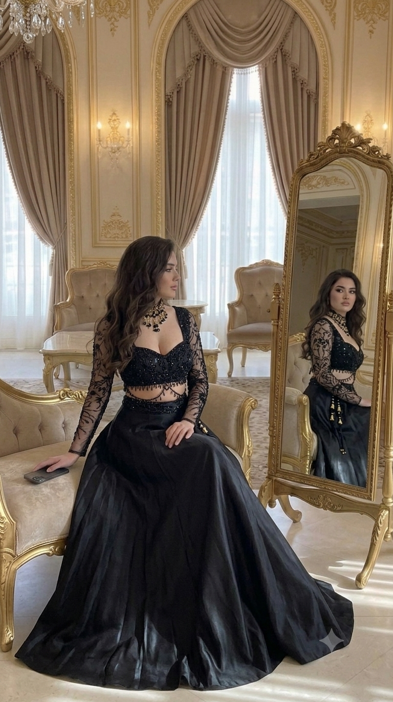 Black Indian dress