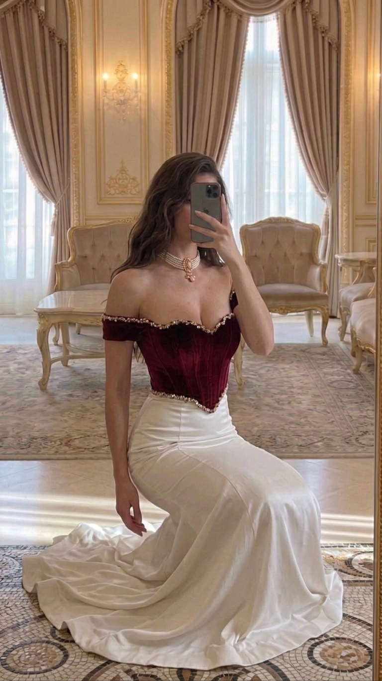 Ruby pearl dress